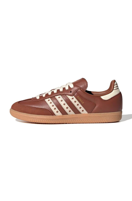 Tênis Adidas Samba OG Marrom/Bege JR8821 - NewSkull