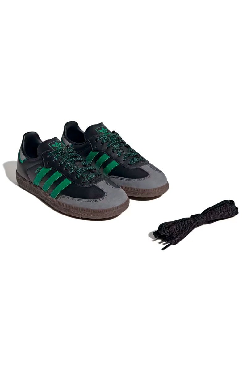 Tênis Adidas Samba OG Preto/Verde IE6520 - NewSkull