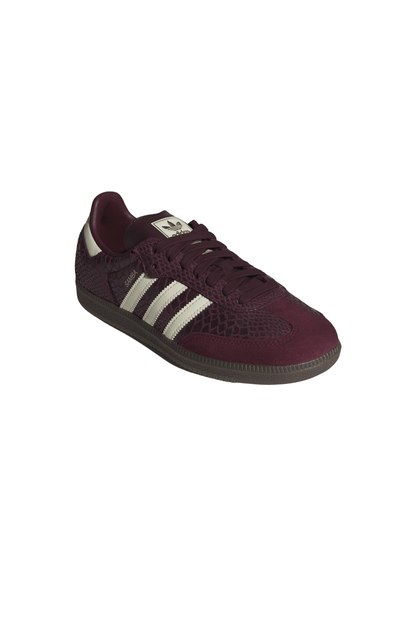 Tênis Adidas Samba OG Snakeskin Bordo/Branco IH3979 - NewSkull