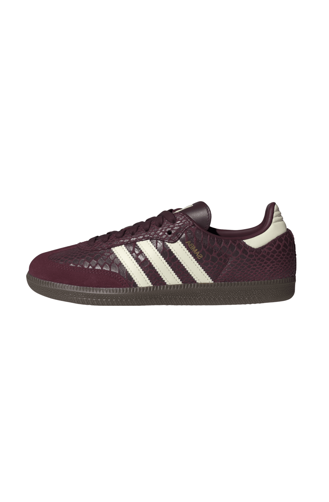 Tênis Adidas Samba OG Snakeskin Bordo/Branco IH3979 - NewSkull