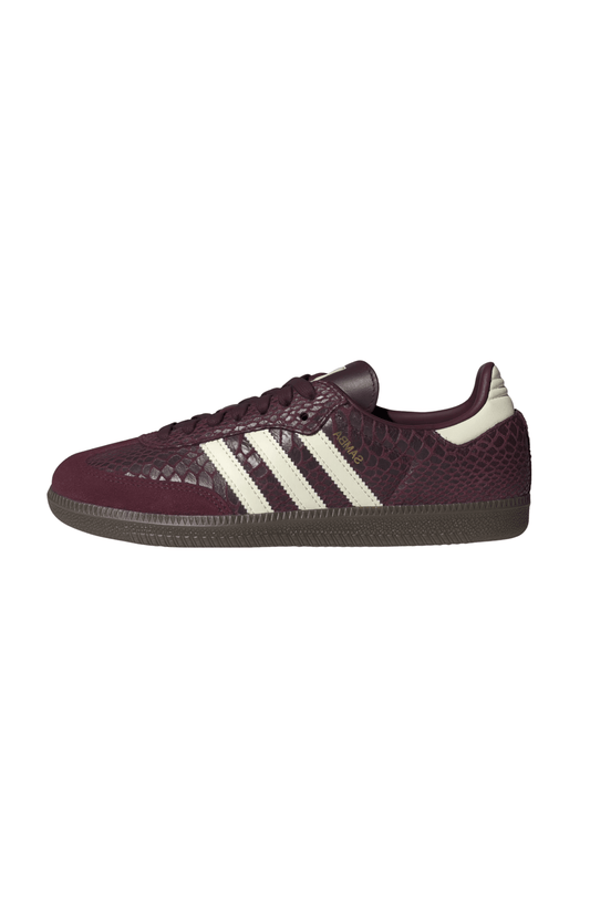 Tênis Adidas Samba OG Snakeskin Bordo/Branco IH3979 - NewSkull