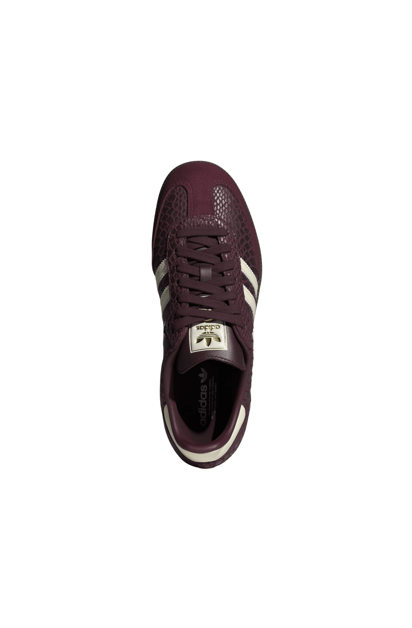 Tênis Adidas Samba OG Snakeskin Bordo/Branco IH3979 - NewSkull