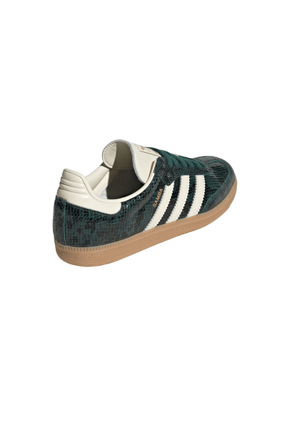 Tênis Adidas Samba OG Snakeskin Verde/Branco JR8848 - NewSkull