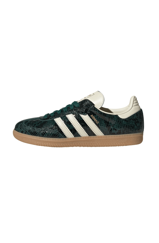 Tênis Adidas Samba OG Snakeskin Verde/Branco JR8848 - NewSkull
