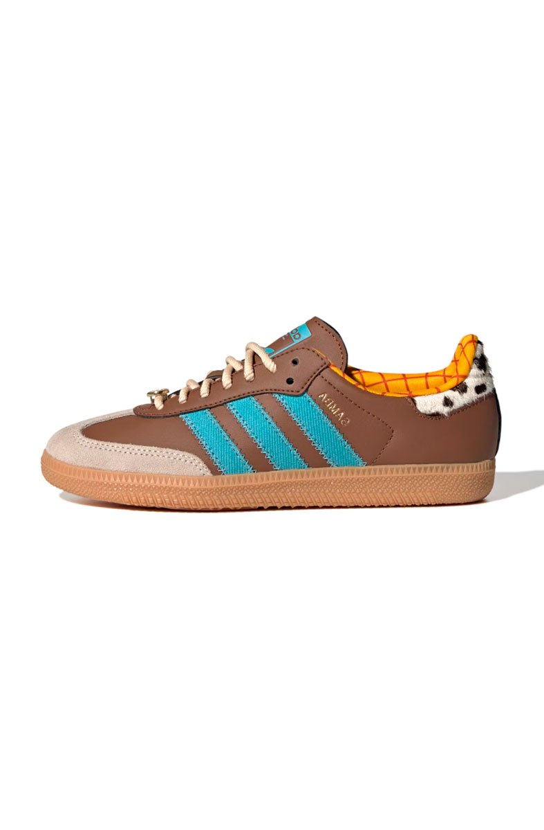 Tênis Adidas Samba OG x Disney Pixar Marrom/Azul JI3098 - NewSkull