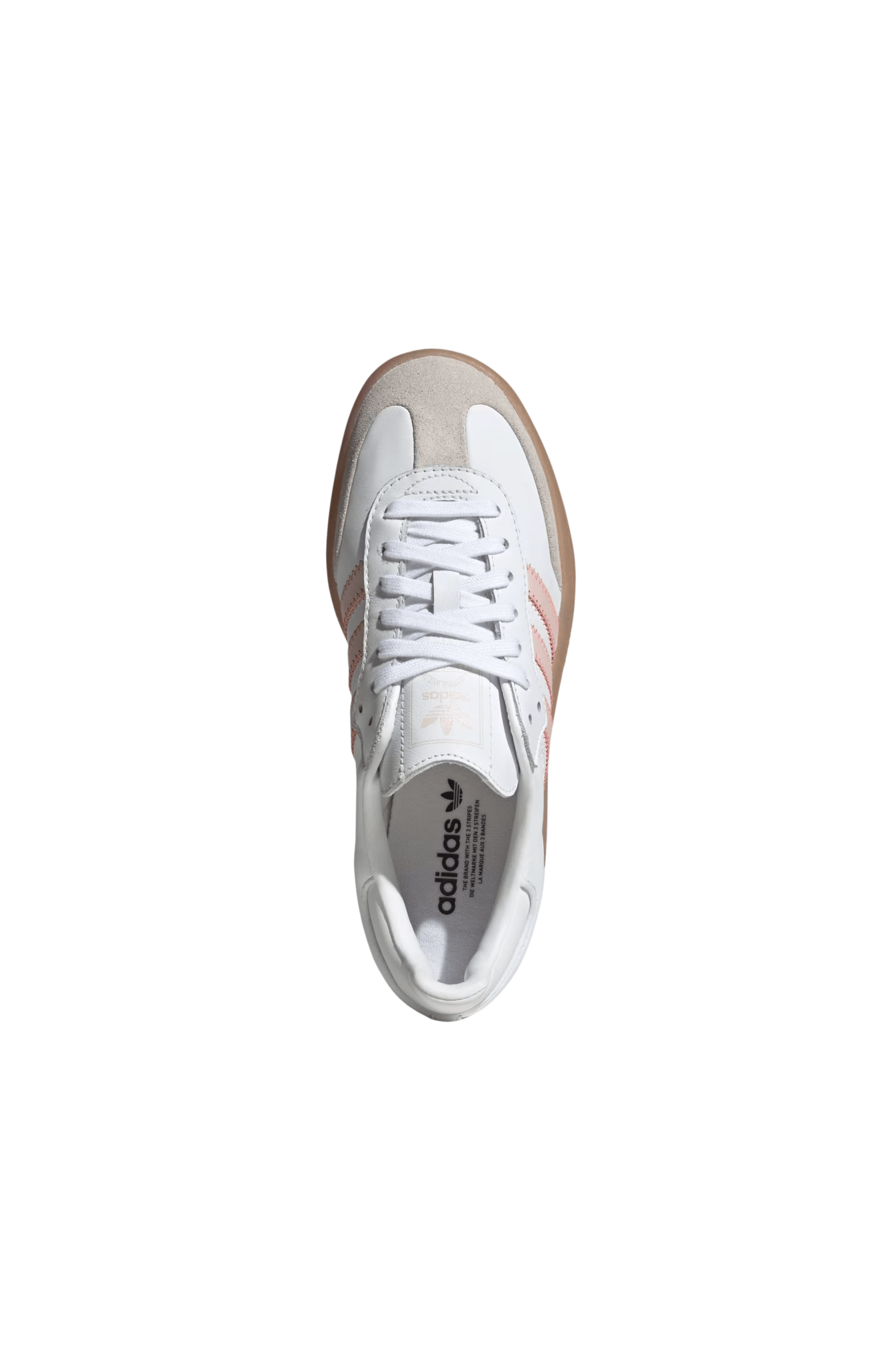 Tênis Adidas Sambae Branco/Rosa IH4026 - NewSkull