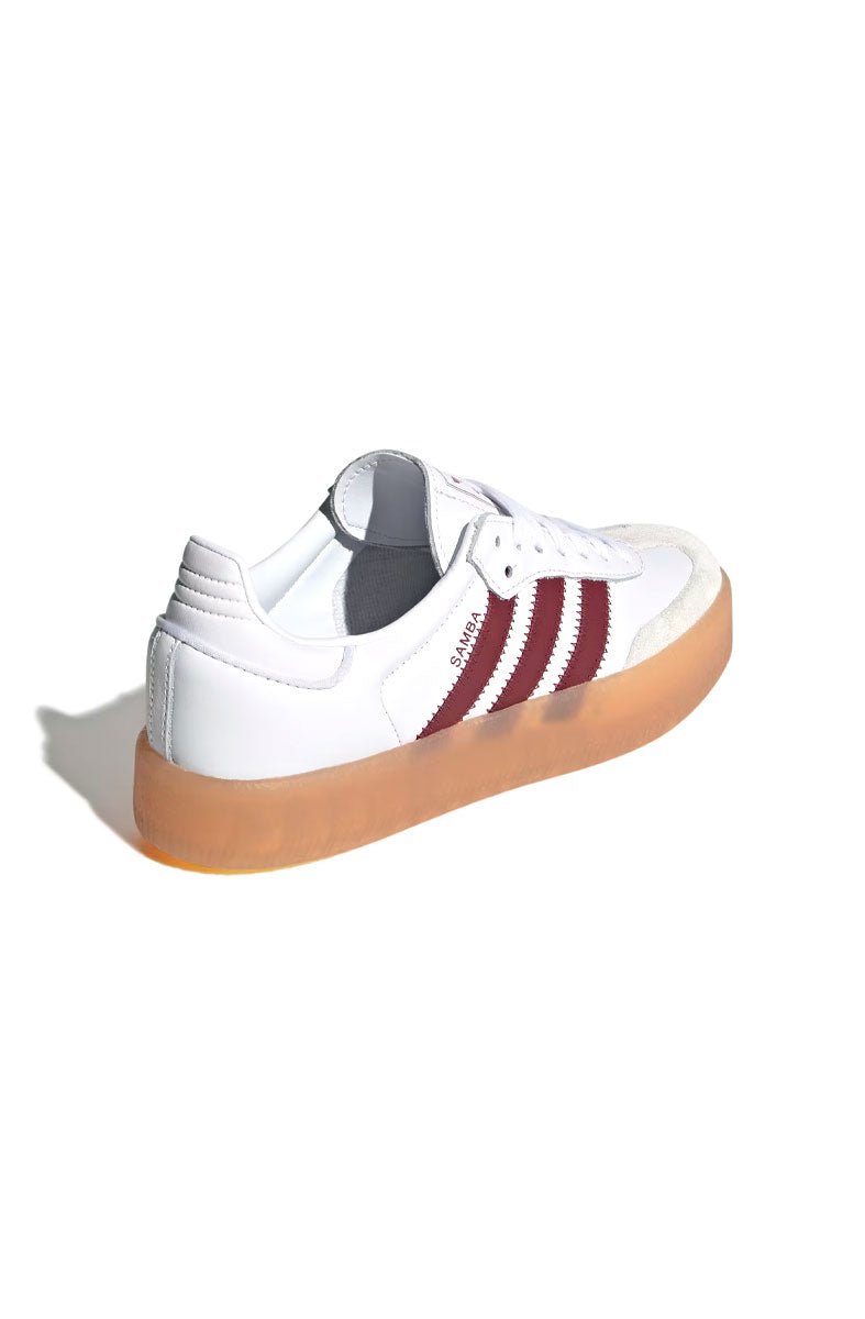 Tênis Adidas Sambae Feminino Branco/Bordo JP5610 - NewSkull