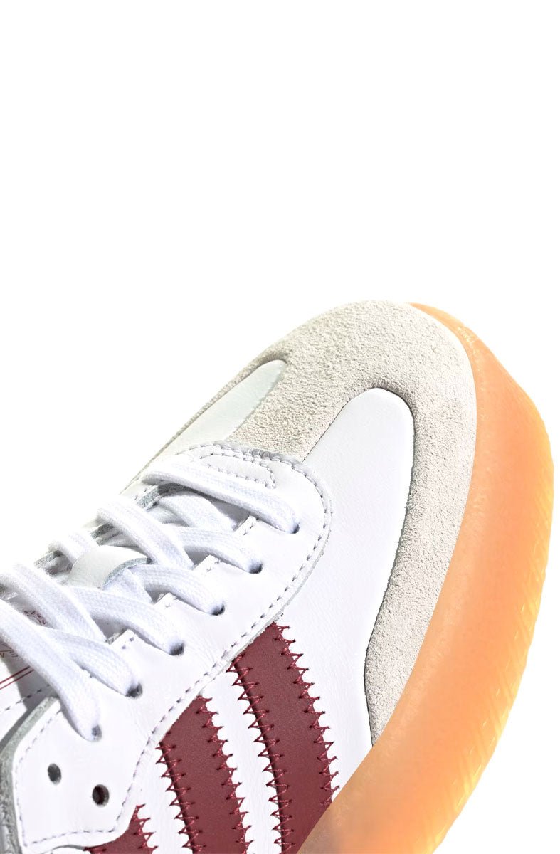Tênis Adidas Sambae Feminino Branco/Bordo JP5610 - NewSkull