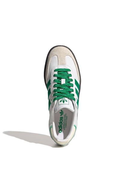 Tênis Adidas Sambae Feminino Branco/Verde IE9105 - NewSkull