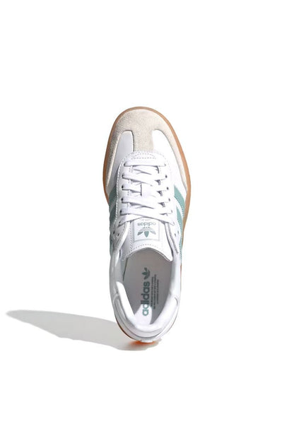 Tênis Adidas Sambae Feminino Branco/Verde JP5609 - NewSkull