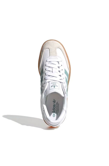 Tênis Adidas Sambae Feminino Branco/Verde JP5609 - NewSkull