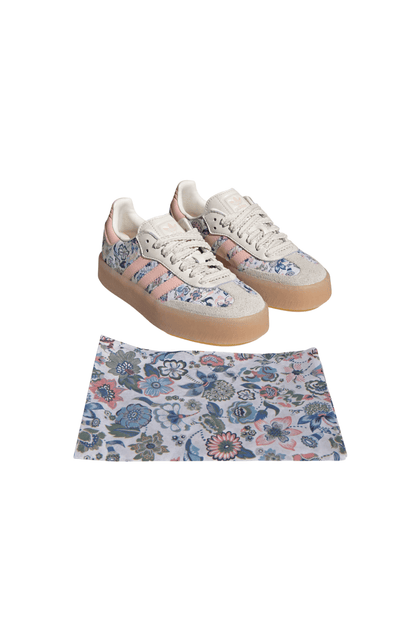 Tênis Adidas Sambae J Liberty London Bege/Floral JQ2009 - NewSkull