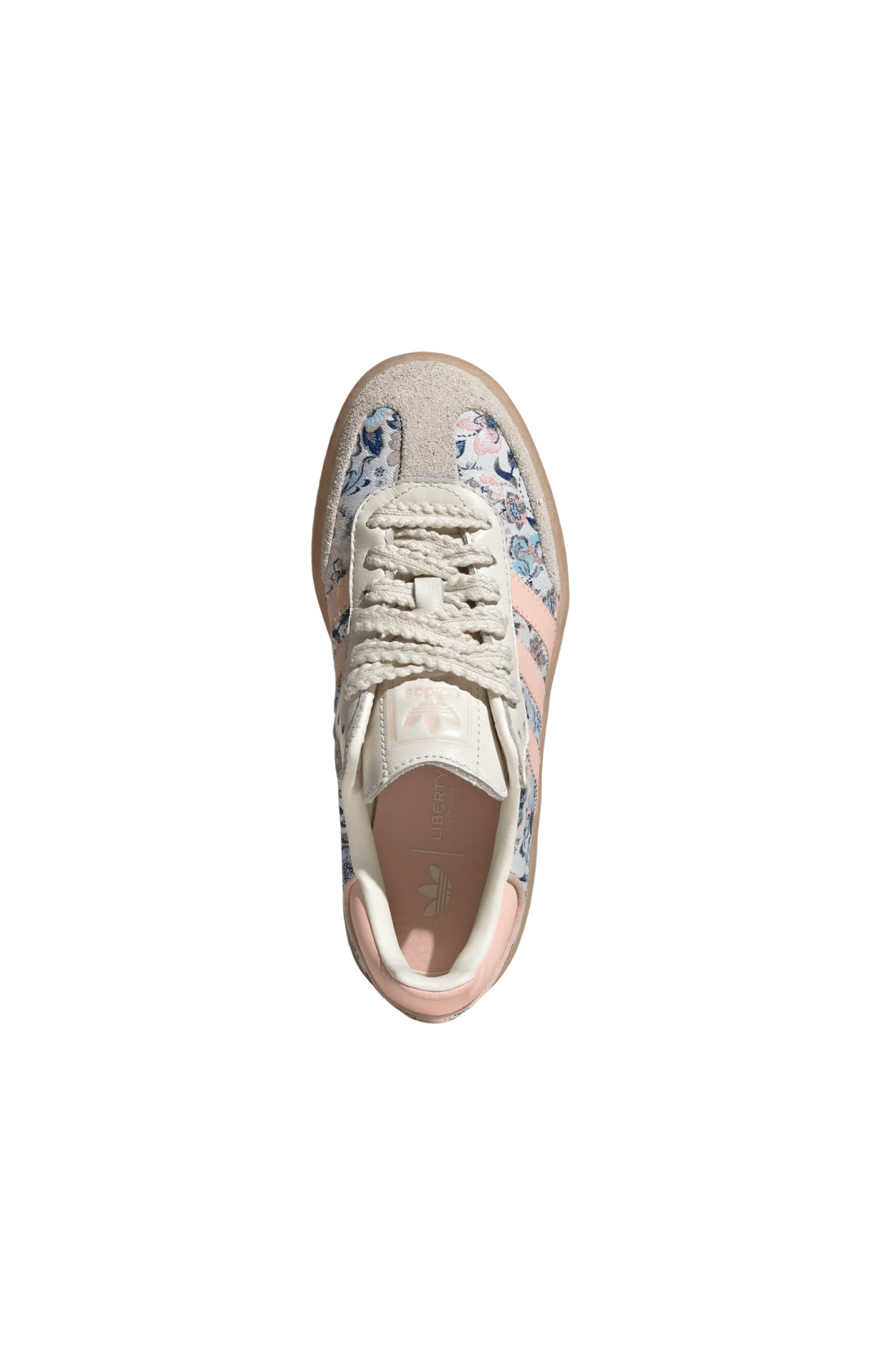 Tênis Adidas Sambae J Liberty London Bege/Floral JQ2009 - NewSkull