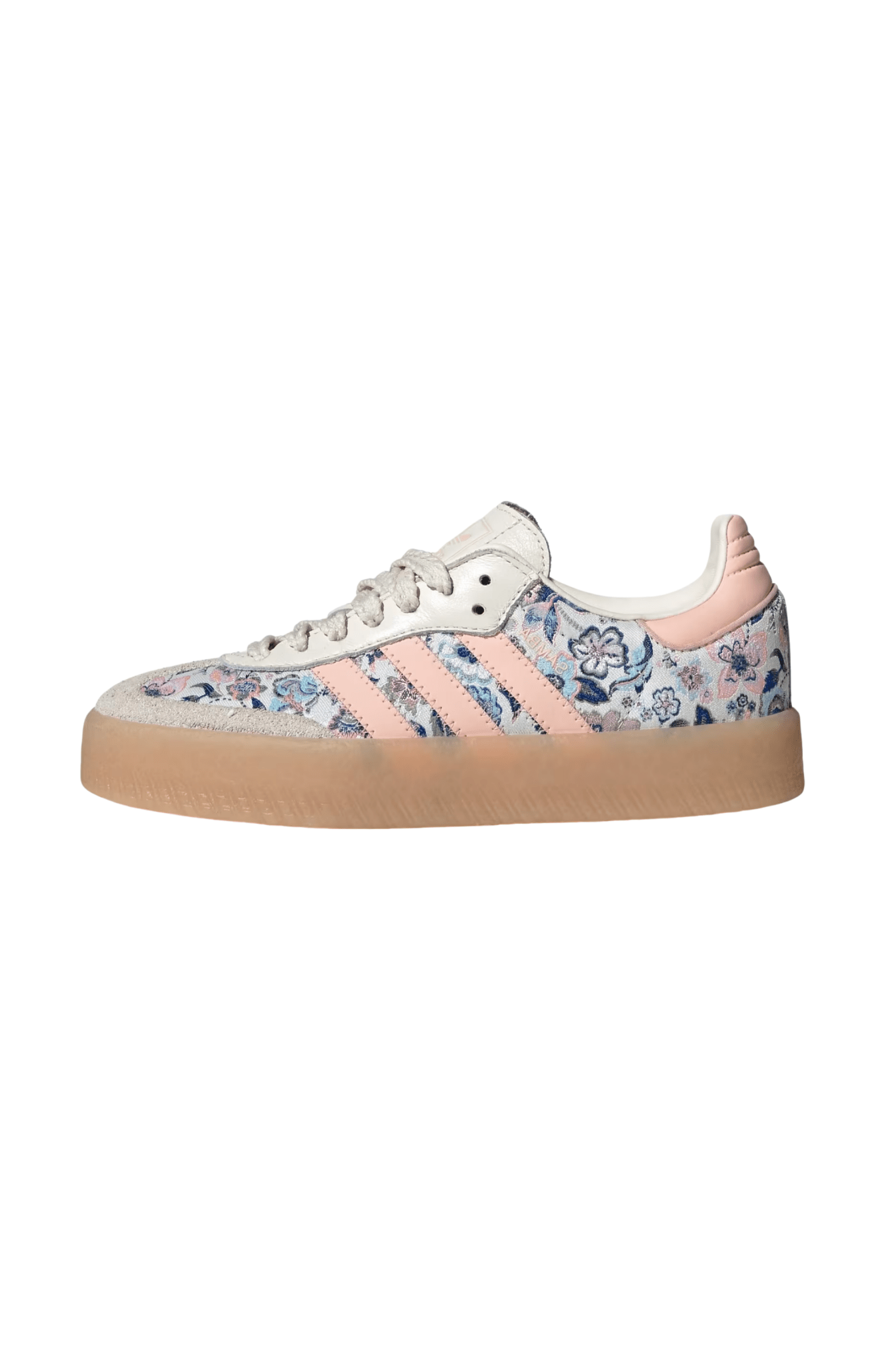 Tênis Adidas Sambae J Liberty London Bege/Floral JQ2009 - NewSkull