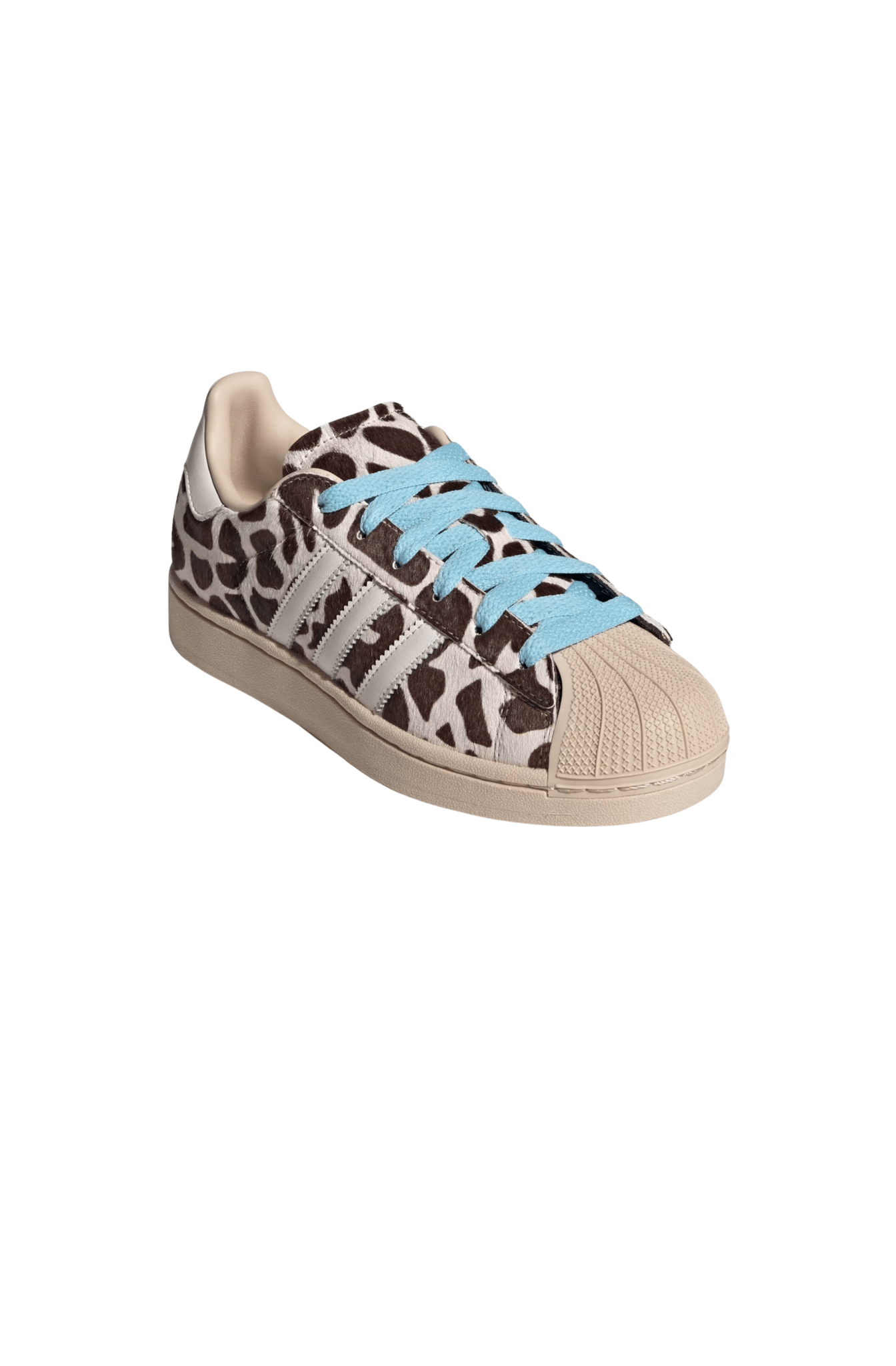 Tênis Adidas Superstar 2 Animal Print Marrom/Bege KH9031 - NewSkull