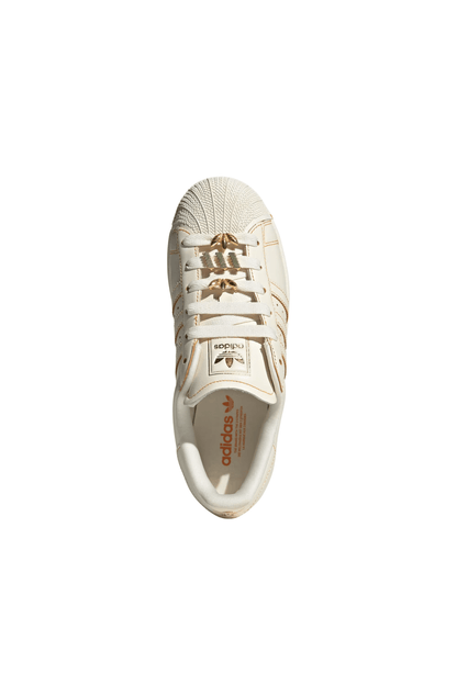 Tênis Adidas Superstar 2 Bege/Laranja JS1379 - NewSkull