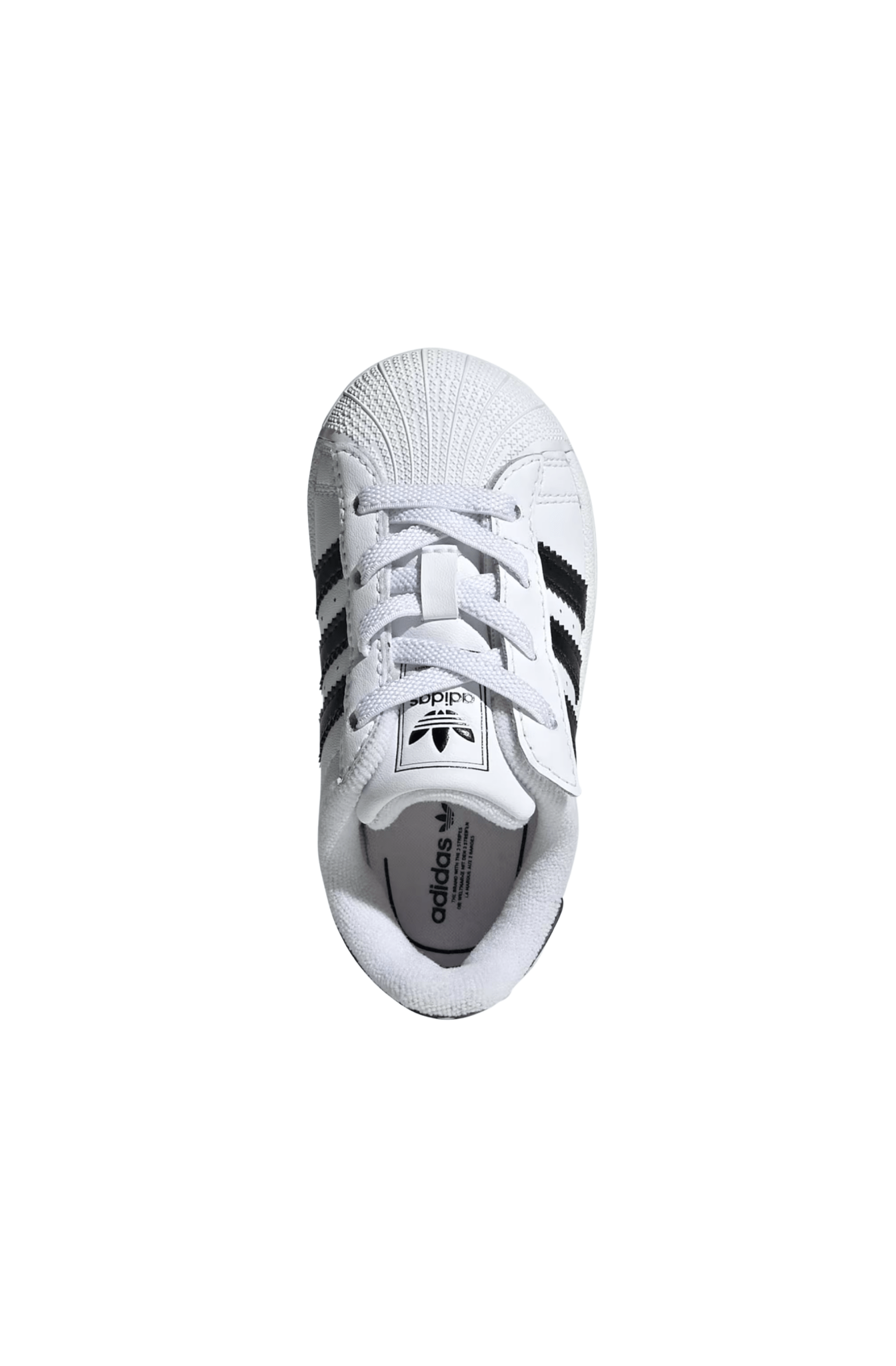 Tênis Adidas Superstar 2 Elastic Lace Infantil Branco/Preto JH9984 - NewSkull