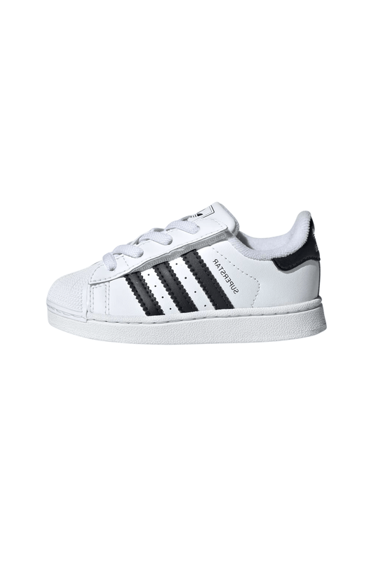 Tênis Adidas Superstar 2 Elastic Lace Infantil Branco/Preto JH9984 - NewSkull