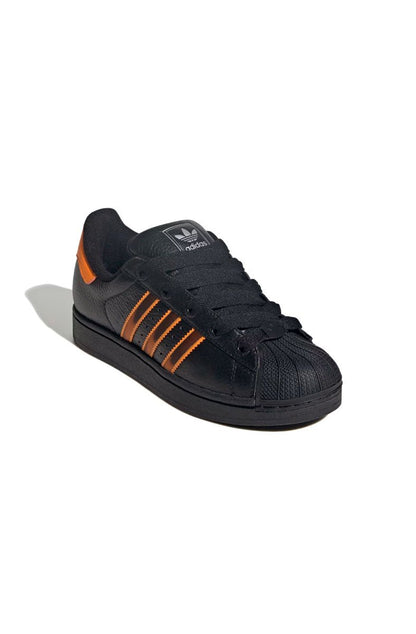 Tênis Adidas Superstar 2 Preto/Laranja JQ6469 - NewSkull
