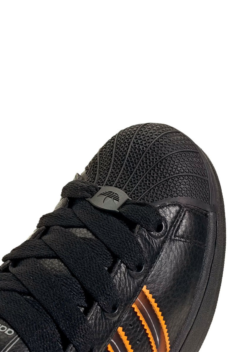 Tênis Adidas Superstar 2 Preto/Laranja JQ6469 - NewSkull