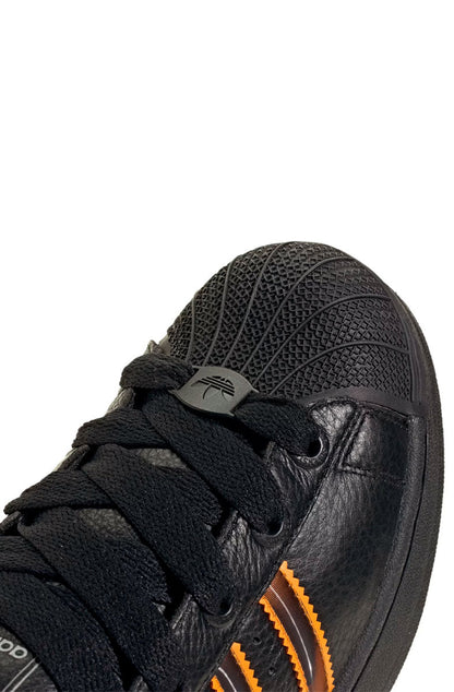 Tênis Adidas Superstar 2 Preto/Laranja JQ6469 - NewSkull