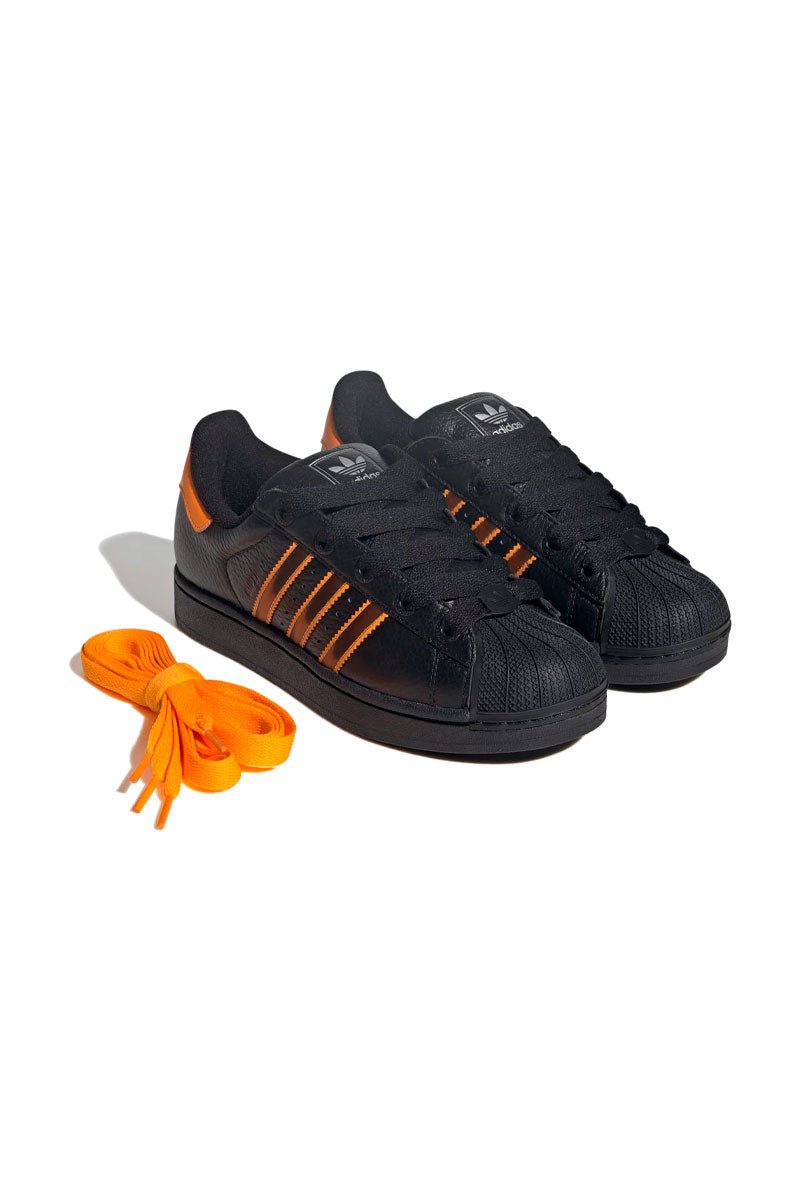 Tênis Adidas Superstar 2 Preto/Laranja JQ6469 - NewSkull