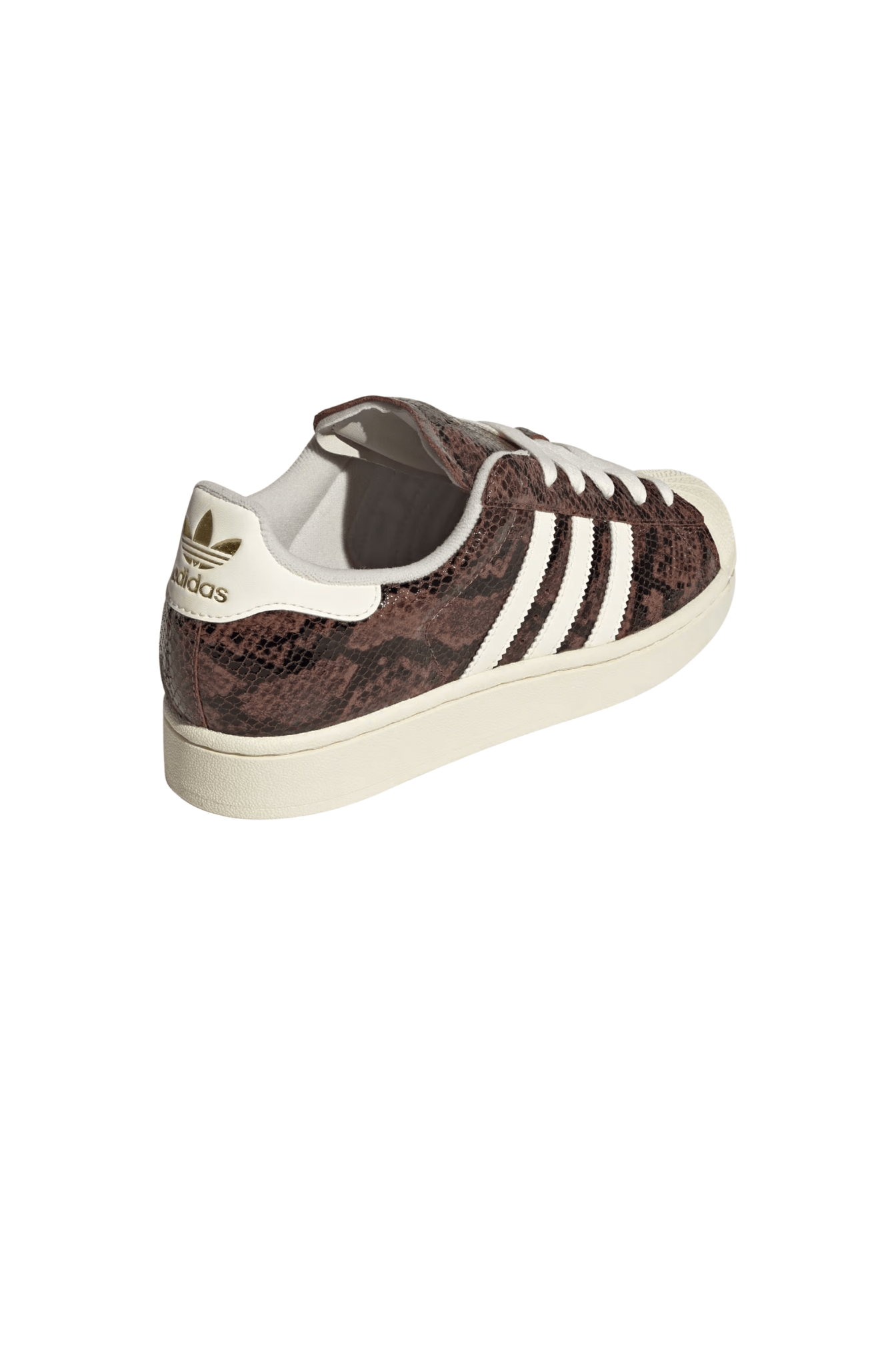Tênis Adidas Superstar 2 Sneakskin Marrom/Branco JP8158 - NewSkull
