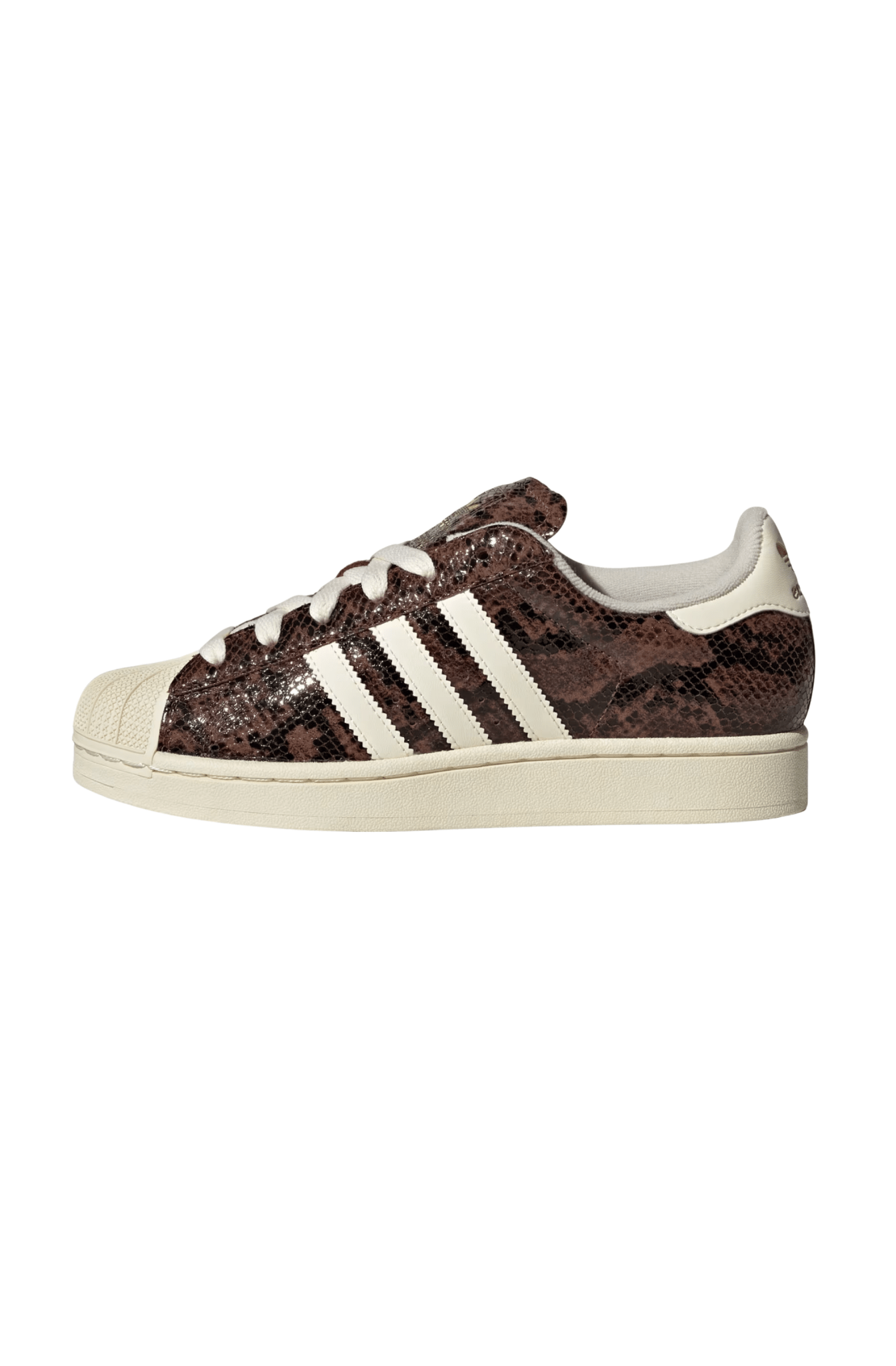 Tênis Adidas Superstar 2 Sneakskin Marrom/Branco JP8158 - NewSkull