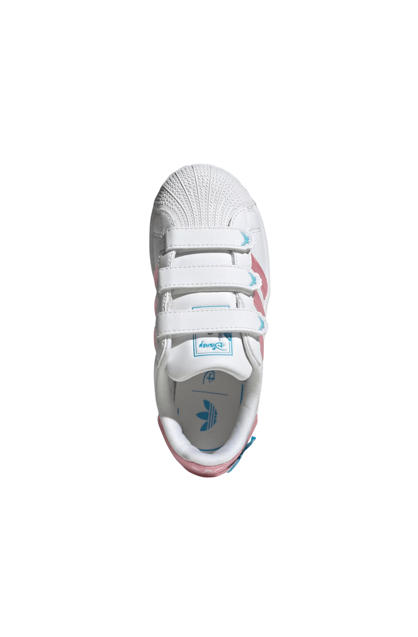 Tênis Adidas Superstar 2 x Disney Alice Comfort Closure Infantil Branco/Rosa IH1735 - NewSkull