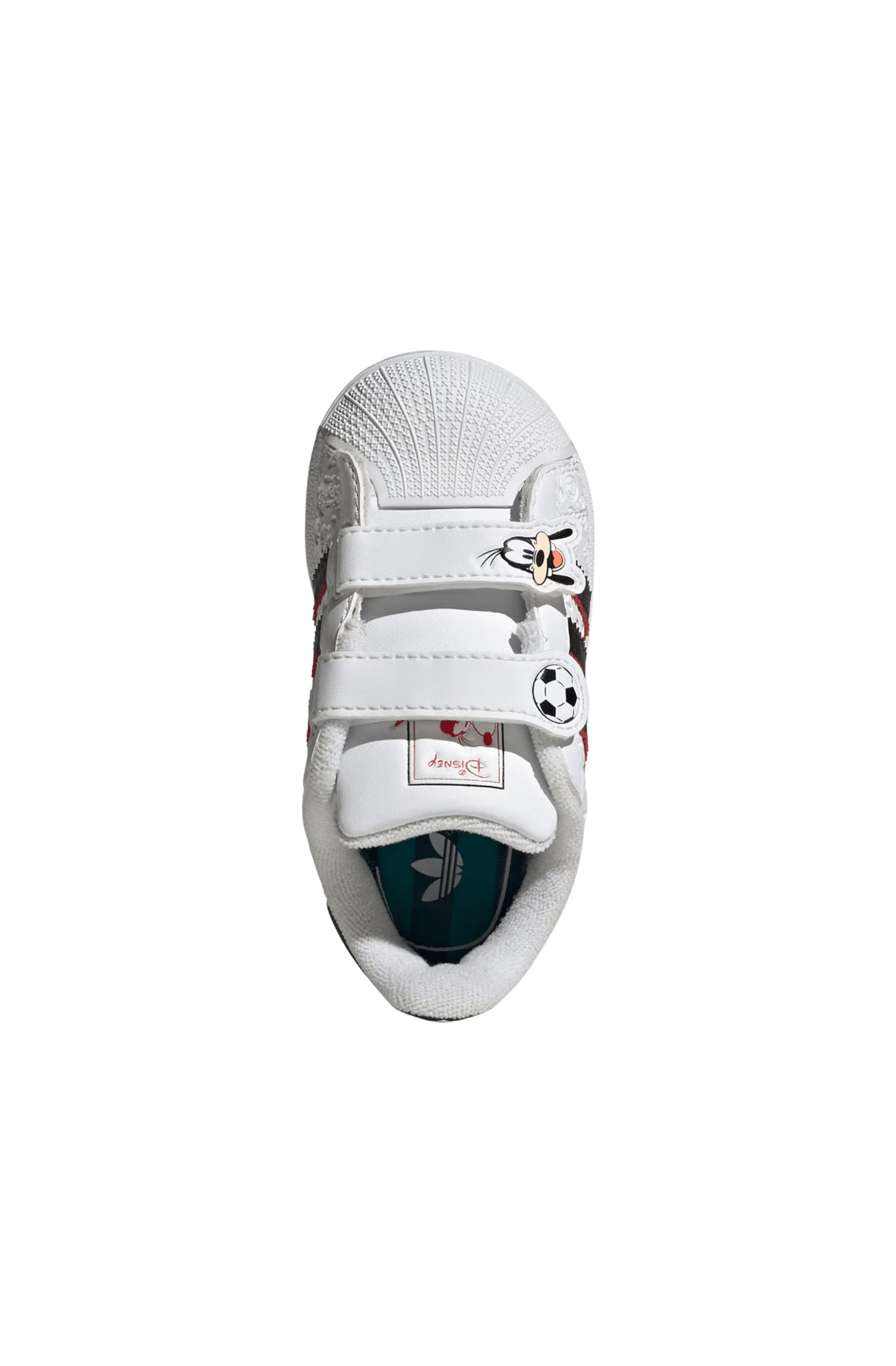 Tênis Adidas Superstar 2 x Disney Goofy Soccer Comfort Closure Infantil Branco/Preto IH1744 - NewSkull