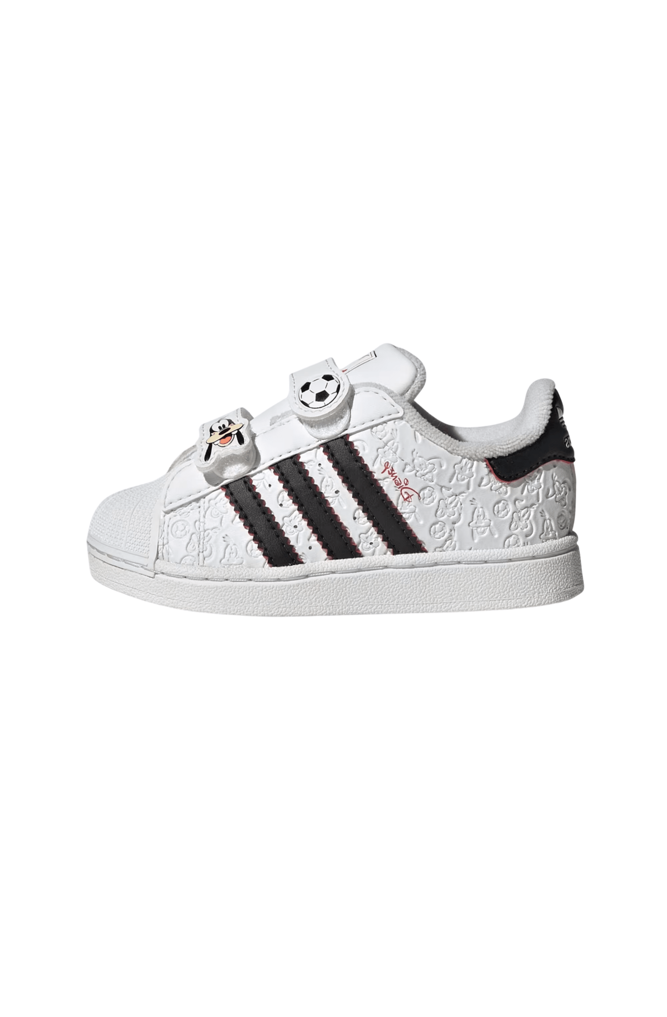 Tênis Adidas Superstar 2 x Disney Goofy Soccer Comfort Closure Infantil Branco/Preto IH1744 - NewSkull