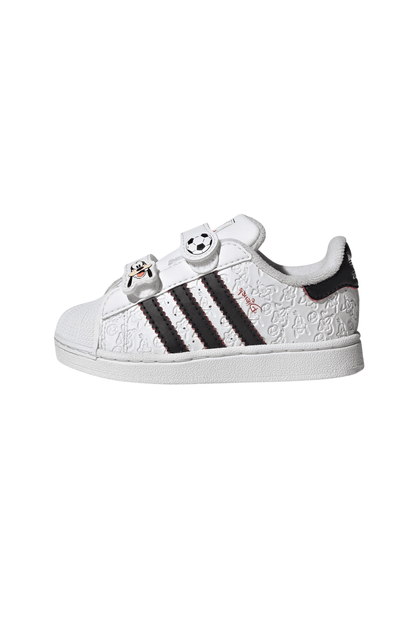 Tênis Adidas Superstar 2 x Disney Goofy Soccer Comfort Closure Infantil Branco/Preto IH1744 - NewSkull