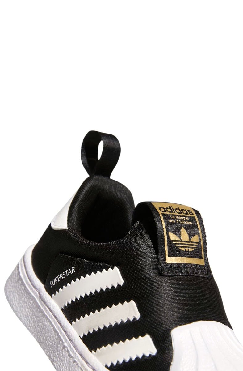 Tênis Adidas Superstar 360 Infantil Preto/Branco GX3233 - NewSkull