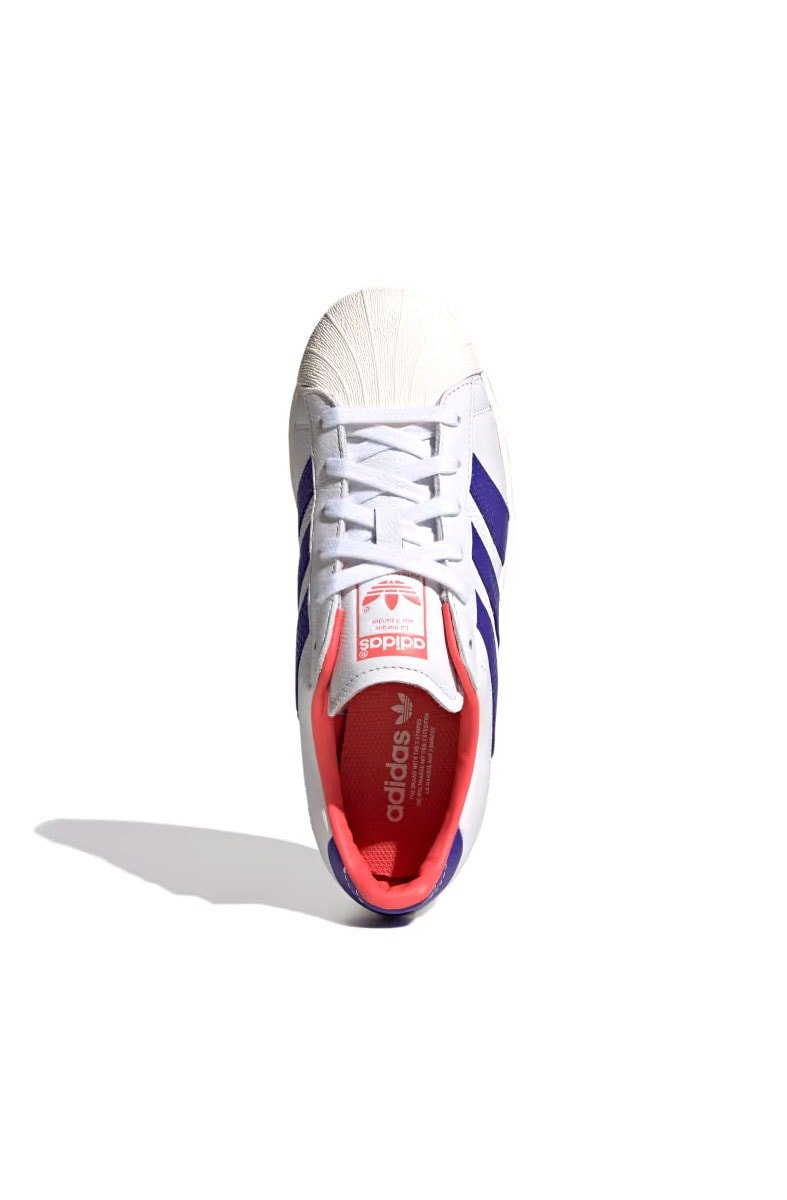 Tênis Adidas Superstar 82 Branco/Azul IE3054 - NewSkull