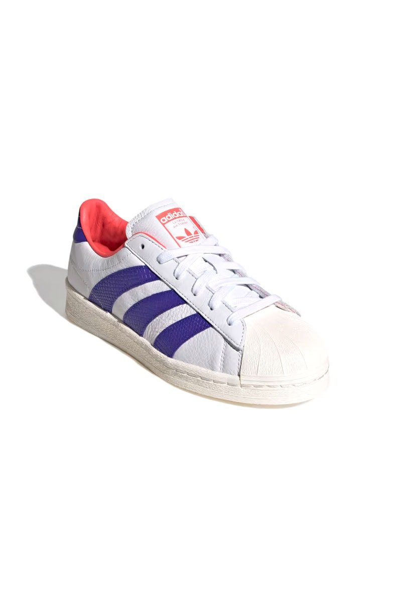 Tênis Adidas Superstar 82 Branco/Azul IE3054 - NewSkull
