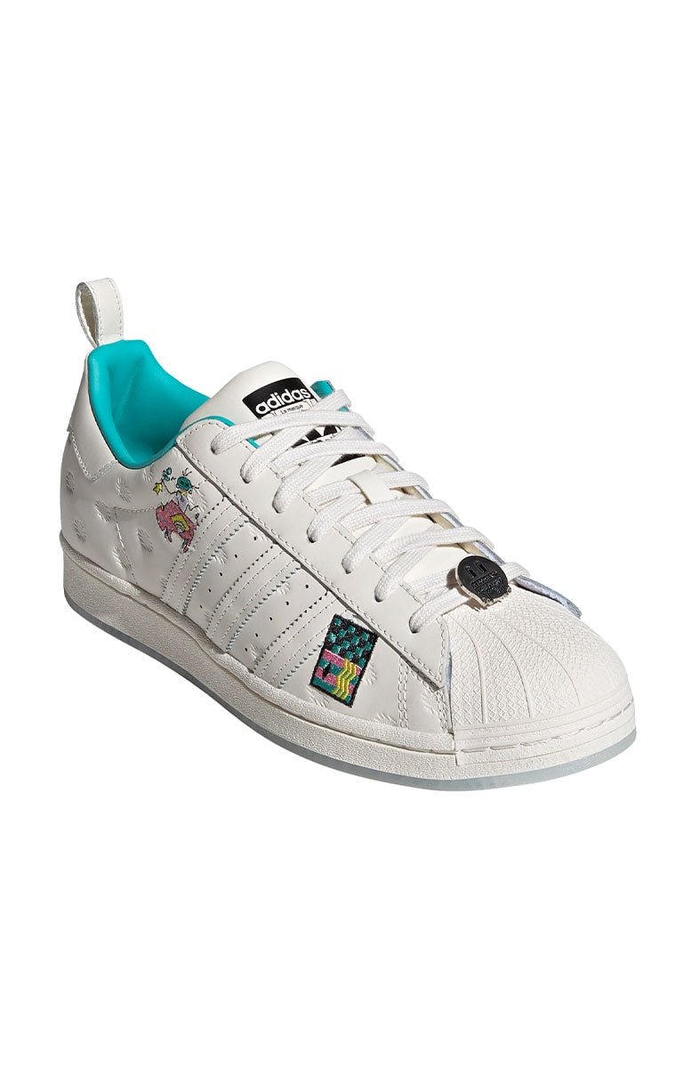 Tênis Adidas Superstar Arizona Branco/Verde - NewSkull