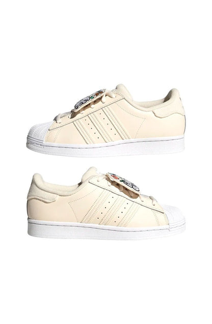 Tênis Adidas Superstar Bege/Branco - NewSkull