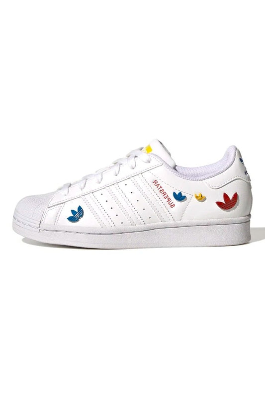 Tênis Adidas Superstar Branco/Color - NewSkull