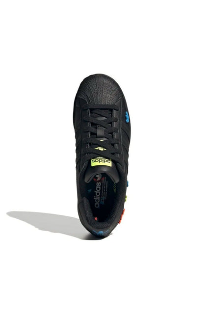 Tênis Adidas Superstar Preto/Color - NewSkull