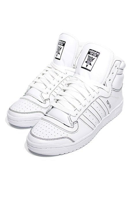 Tênis Adidas Top Ten Hi Branco - NewSkull