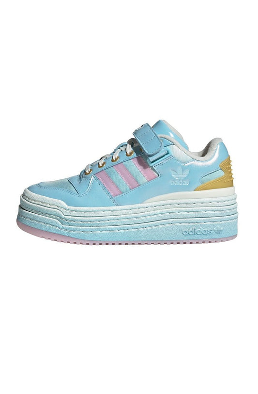 Tênis Adidas x Disney Forum Tripleplatforum Low Azul/Rosa - NewSkull