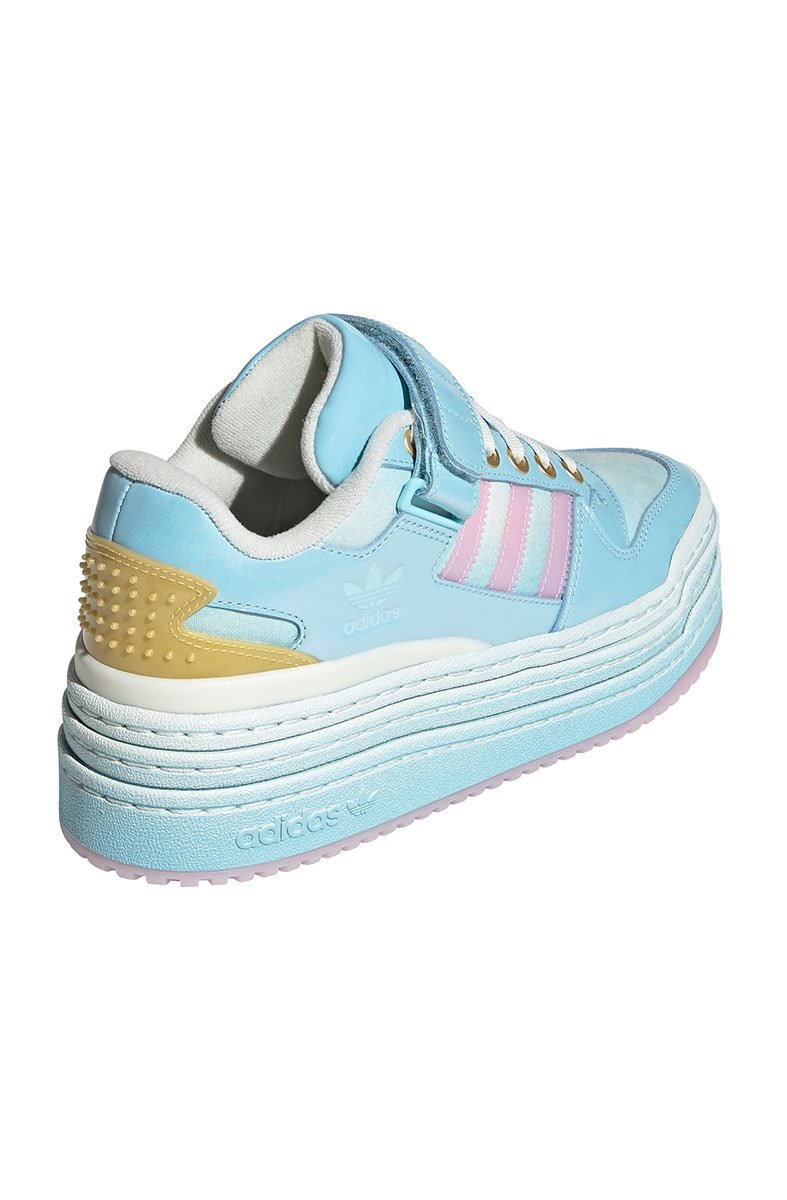 Tênis Adidas x Disney Forum Tripleplatforum Low Azul/Rosa - NewSkull