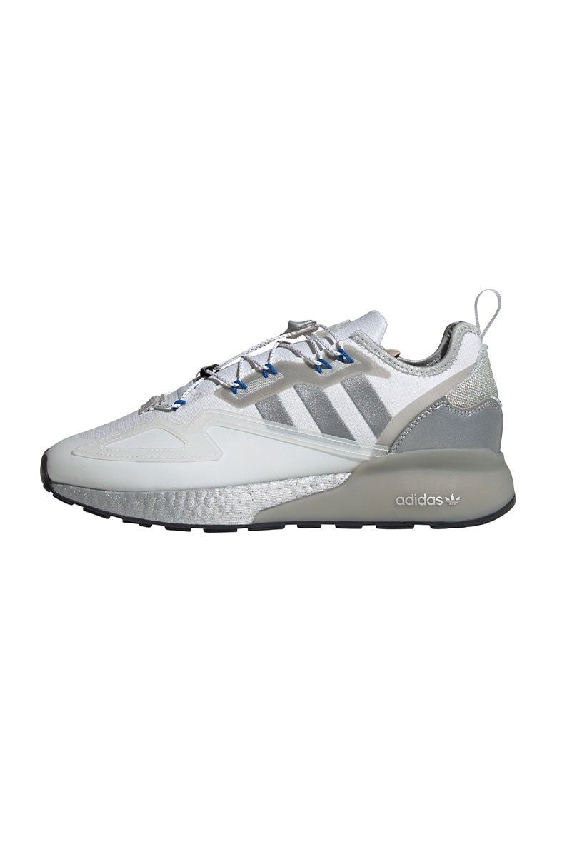 Tênis Adidas ZX 2K Boost Branco/Cinza - NewSkull