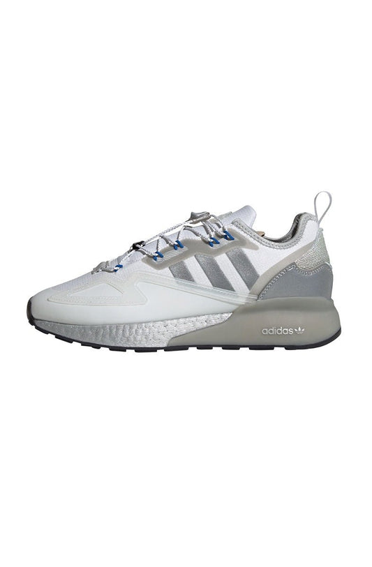 Tênis Adidas ZX 2K Boost Branco/Cinza - NewSkull