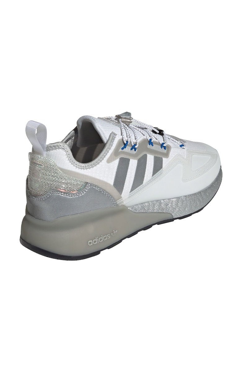 Tênis Adidas ZX 2K Boost Branco/Cinza - NewSkull