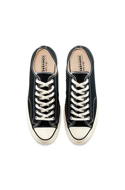 Tênis Converse Chuck Taylor All - Star 70 Vintage Low Preto/Branco/Amendoa - NewSkull