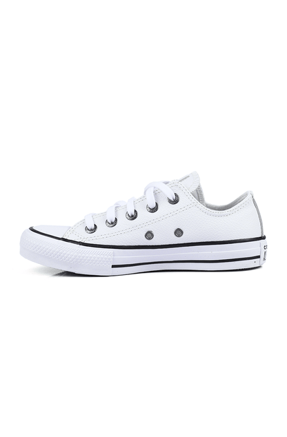 Tênis Converse Chuck Taylor All Star European Ox Branco/Preto CT04480001 - NewSkull
