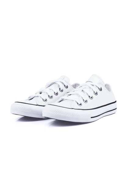 Tênis Converse Chuck Taylor All Star European Ox Branco/Preto CT04480001 - NewSkull