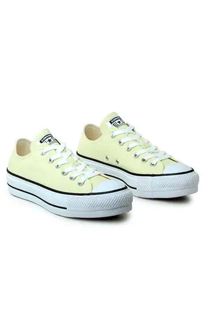 Tênis Converse Chuck Taylor All Star Lift Low Plataforma Seasonal Colors Amarelo - NewSkull