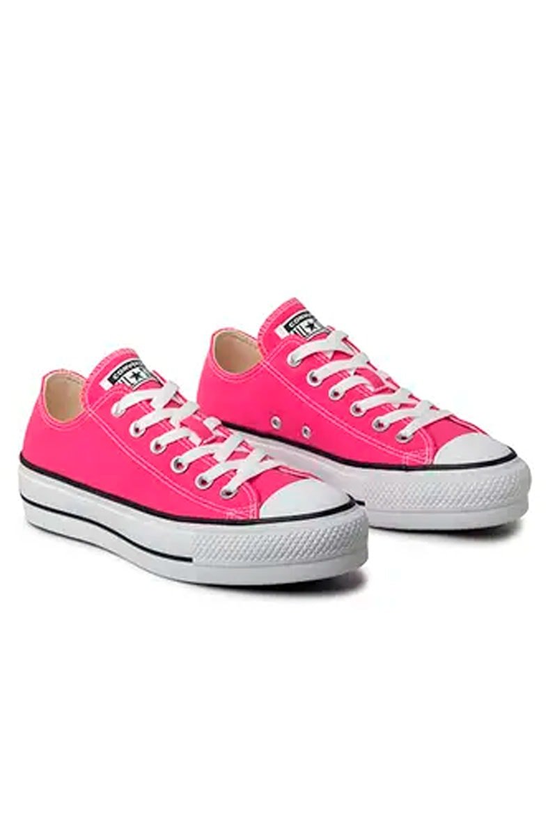 Tênis Converse Chuck Taylor All Star Lift Low Plataforma Seasonal Colors Rosa - NewSkull